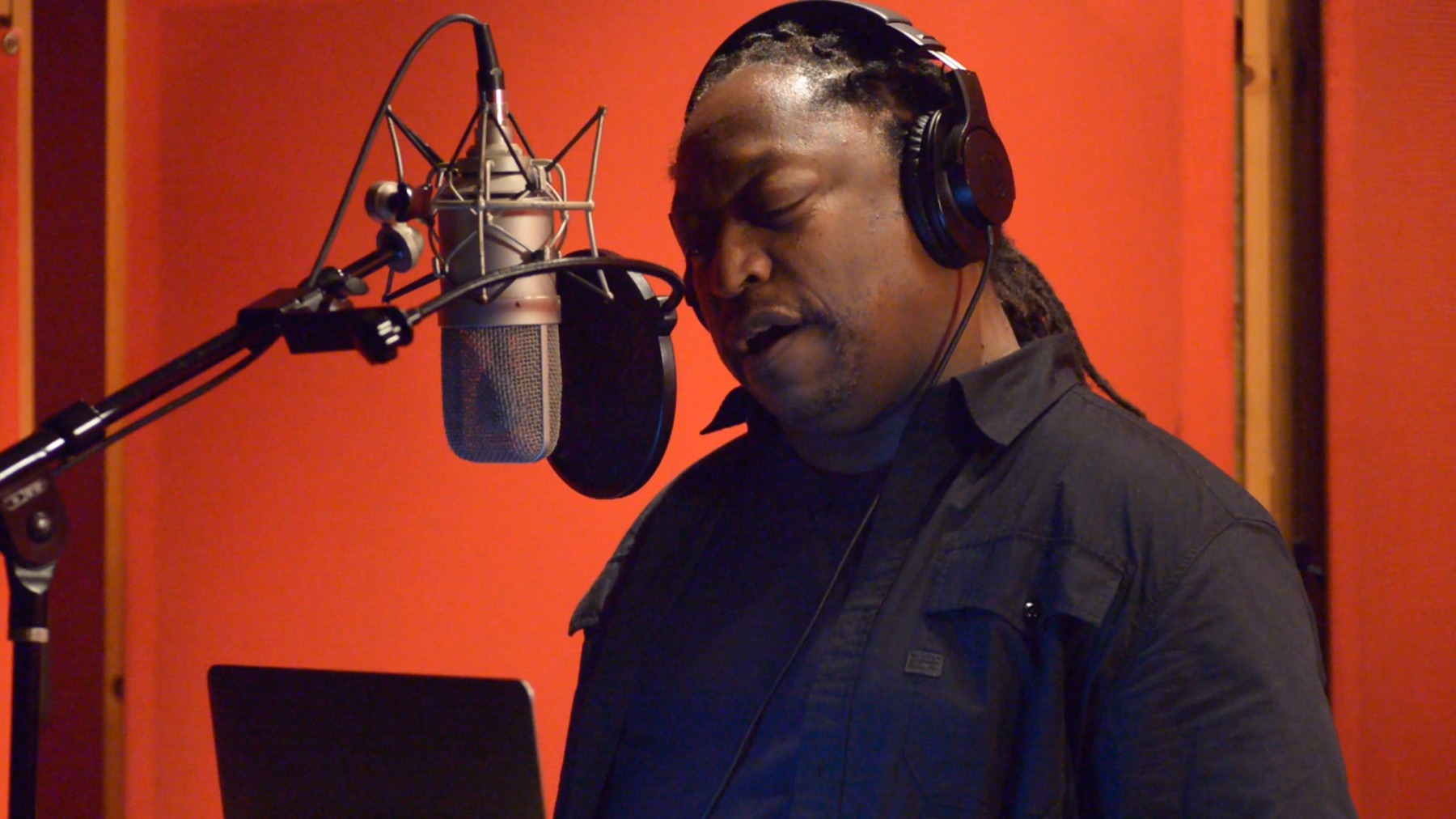 Darryl Jones in the studio
