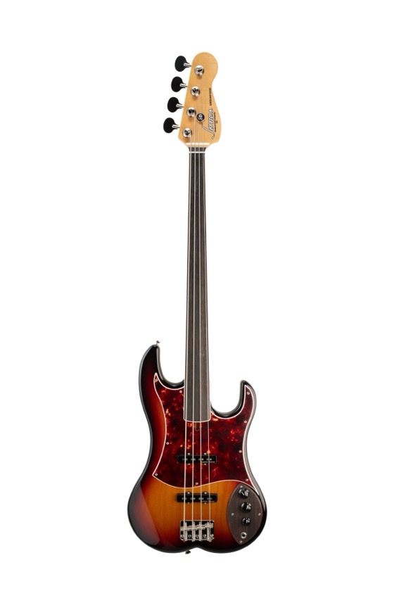 Gresham Sunburst, Natural Headstock