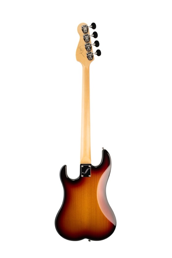 Gresham Sunburst, Natural Headstock