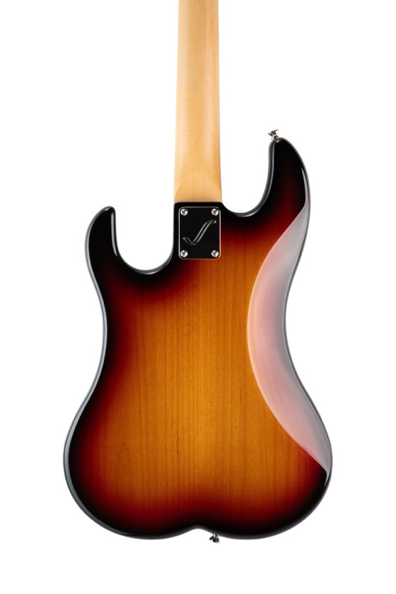 Gresham Sunburst, Natural Headstock
