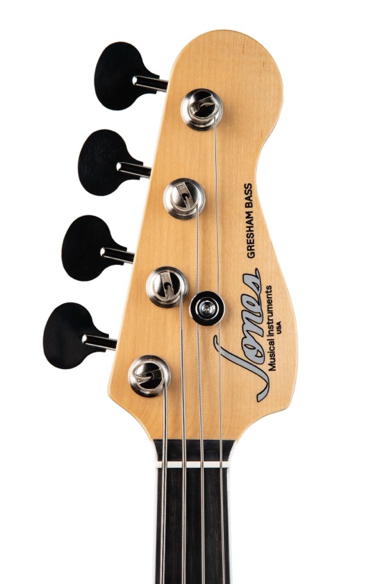 Gresham Sunburst, Natural Headstock